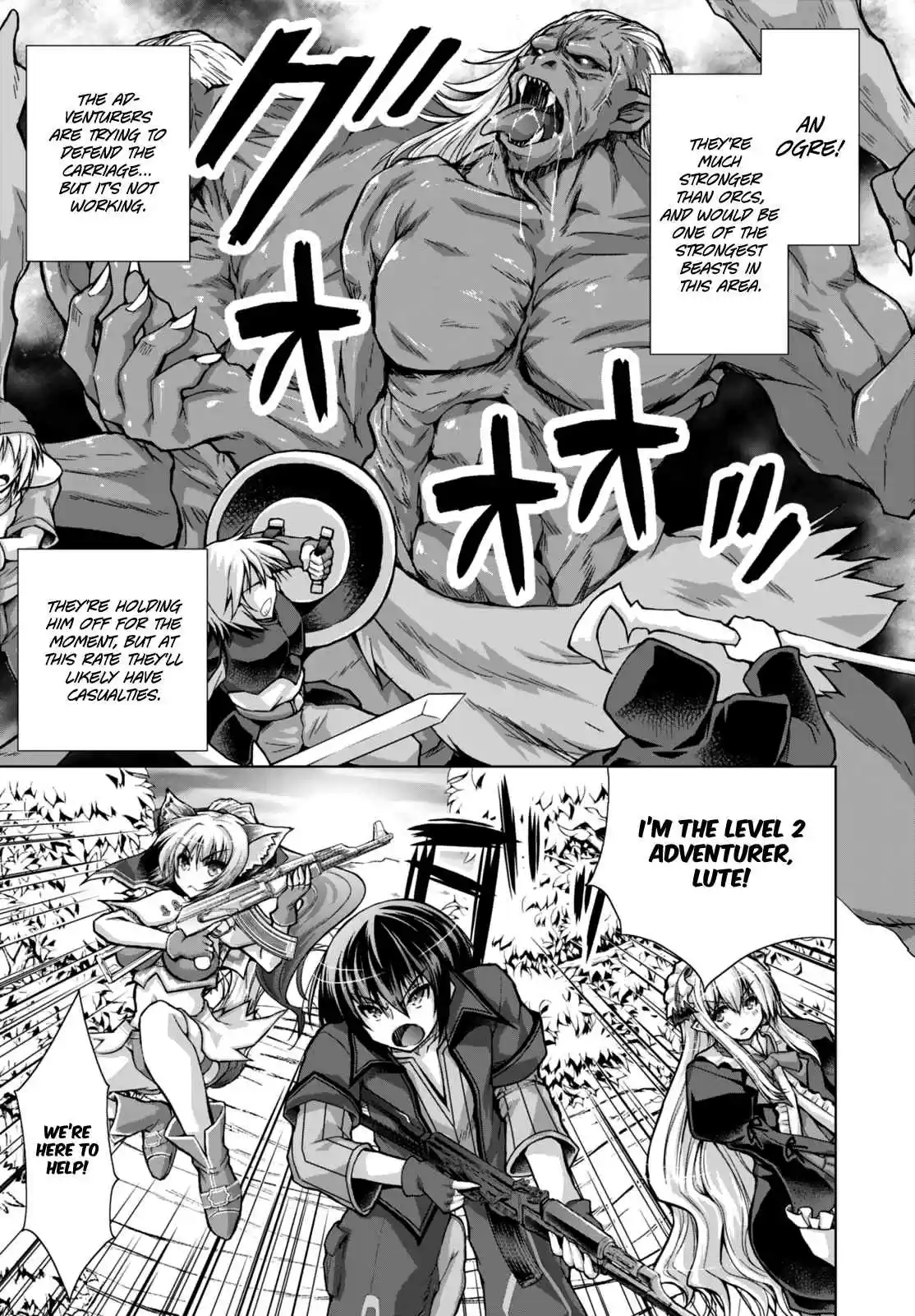 Gun Ota ga Mahou Sekai ni Tensei shitara, Gendai Heiki de Guntai Harem wo Tsukucchaimashita!? Vol. 5 Ch. 27