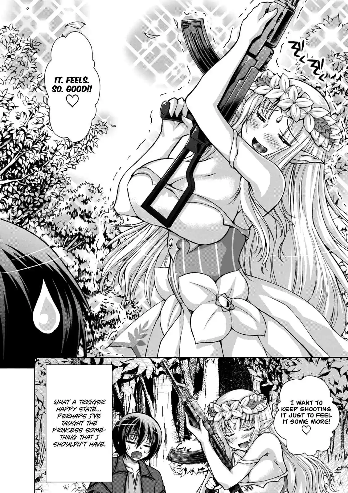 Gun Ota ga Mahou Sekai ni Tensei shitara, Gendai Heiki de Guntai Harem wo Tsukucchaimashita!? Vol. 6 Ch. 31