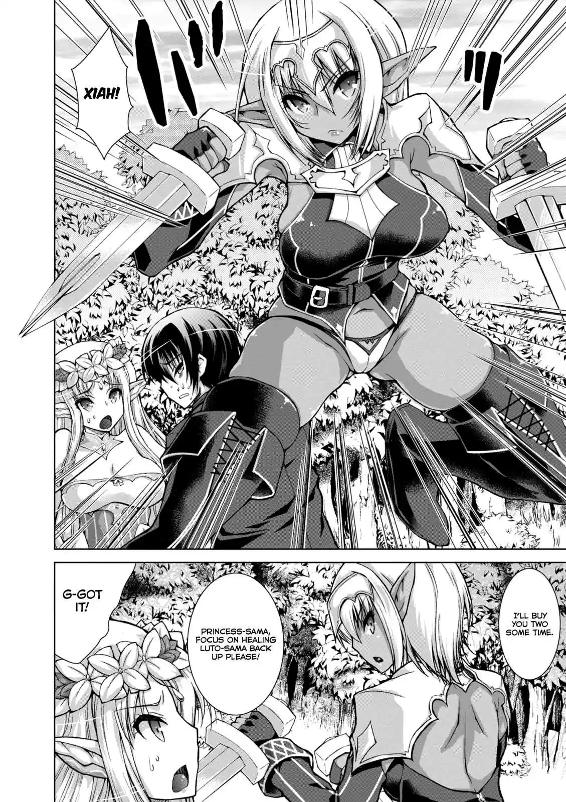 Gun Ota ga Mahou Sekai ni Tensei shitara, Gendai Heiki de Guntai Harem wo Tsukucchaimashita!? Vol. 6 Ch. 32