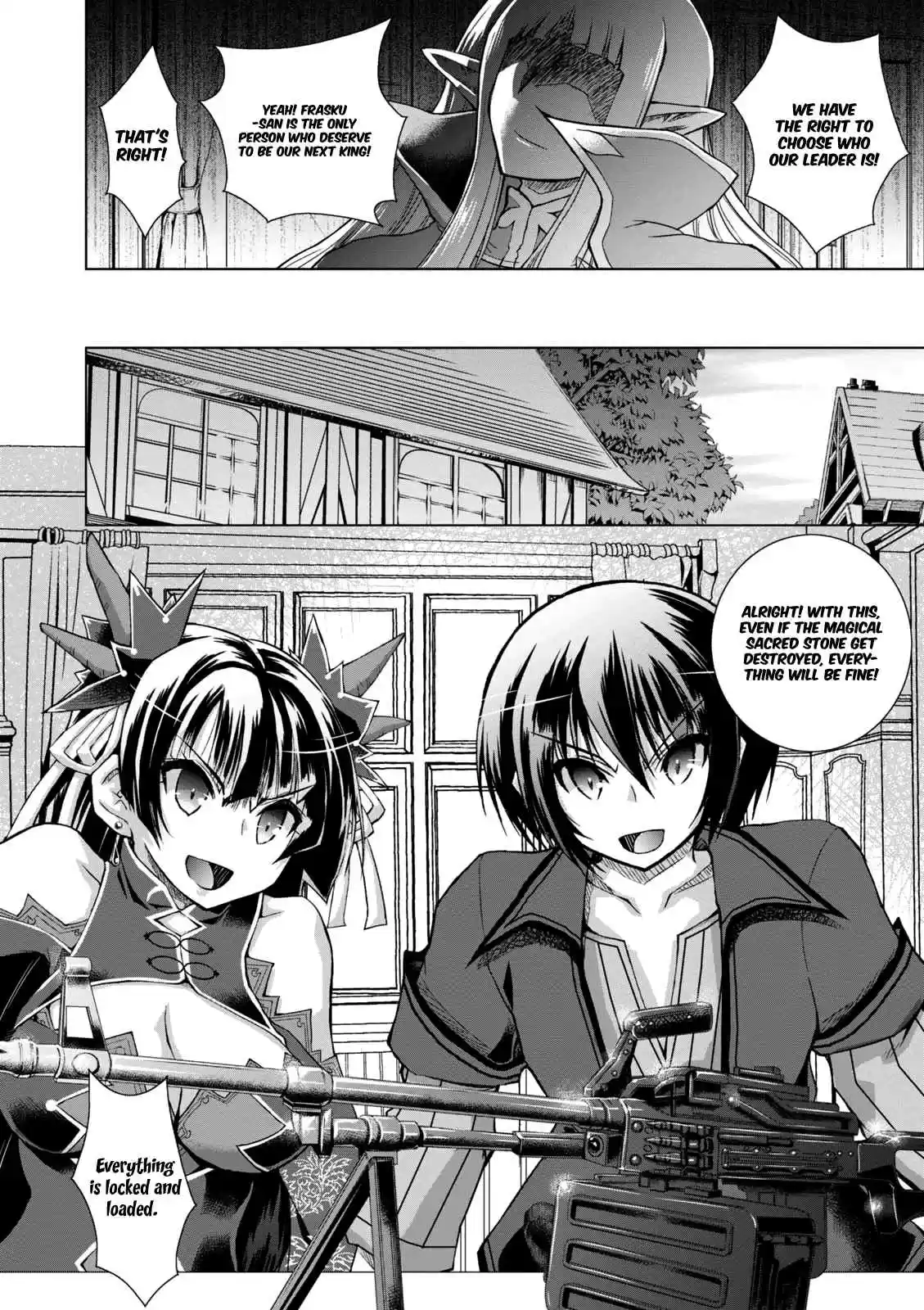 Gun Ota ga Mahou Sekai ni Tensei shitara, Gendai Heiki de Guntai Harem wo Tsukucchaimashita!? Vol. 6 Ch. 33