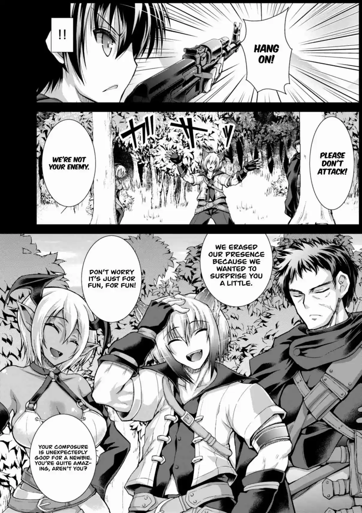 Gun Ota ga Mahou Sekai ni Tensei shitara, Gendai Heiki de Guntai Harem wo Tsukucchaimashita!? Vol. 7 Ch. 34