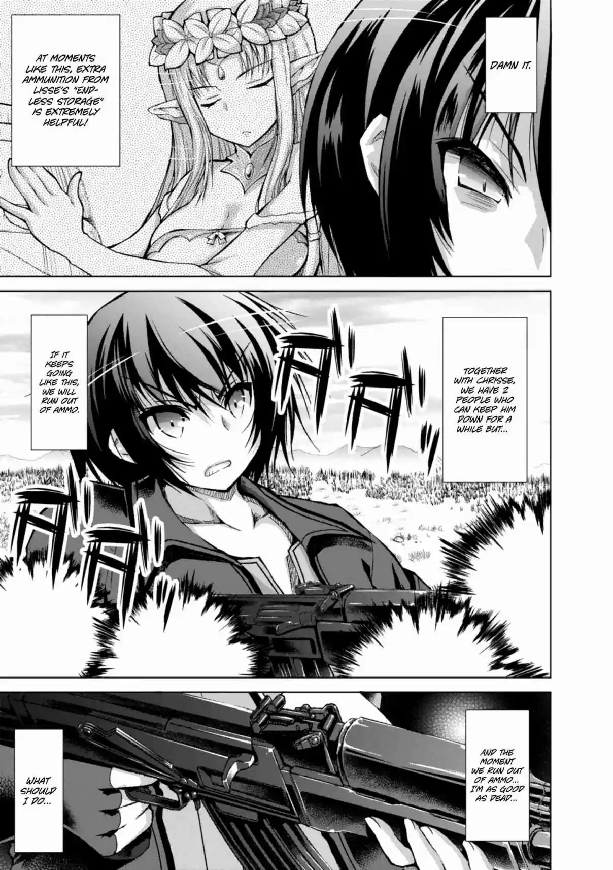 Gun Ota ga Mahou Sekai ni Tensei shitara, Gendai Heiki de Guntai Harem wo Tsukucchaimashita!? Vol. 7 Ch. 35