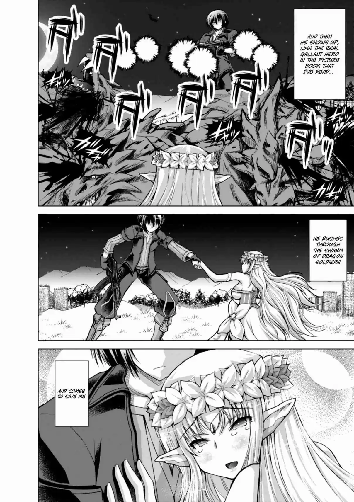 Gun Ota ga Mahou Sekai ni Tensei shitara, Gendai Heiki de Guntai Harem wo Tsukucchaimashita!? Vol. 8 Ch. 40