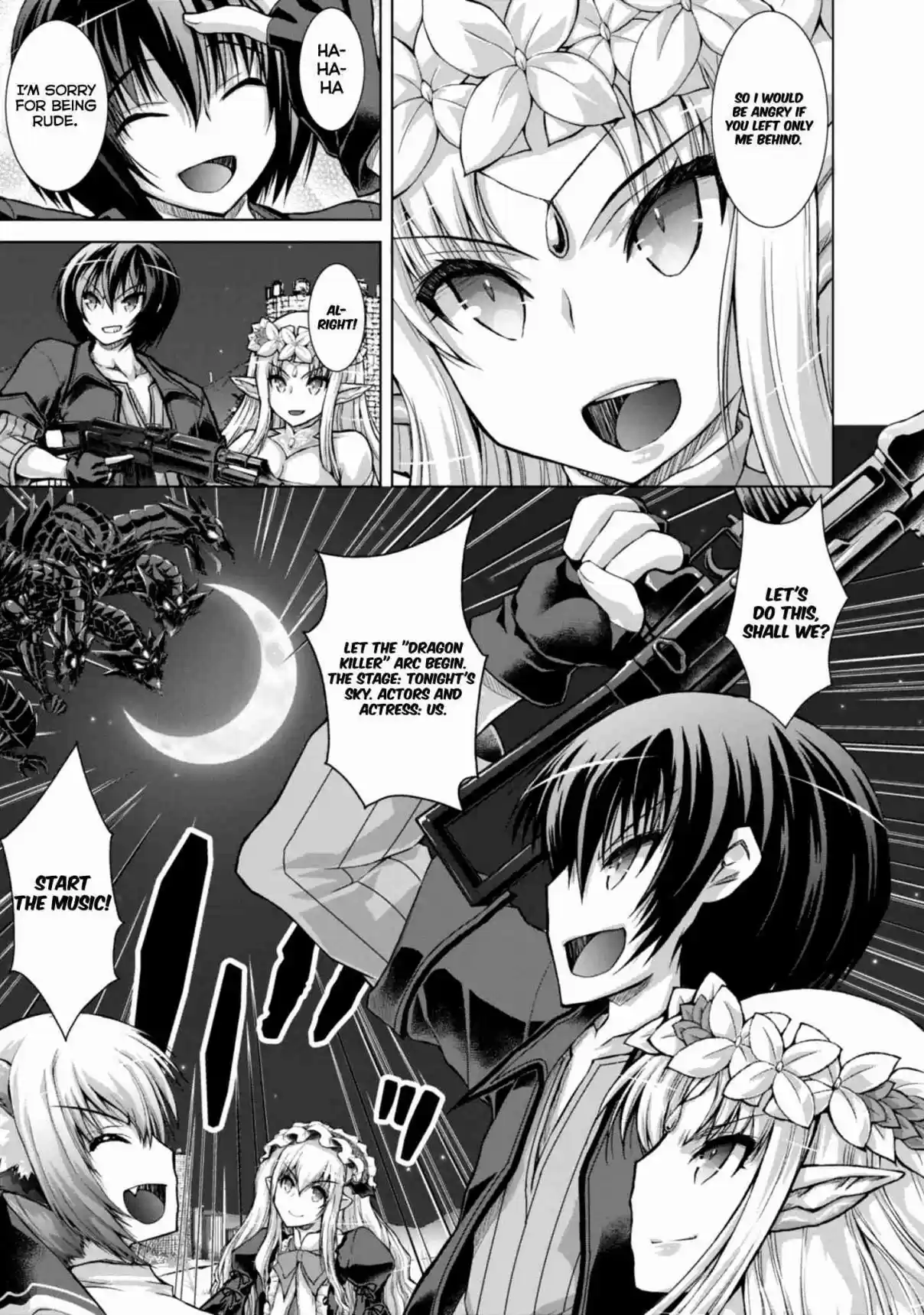Gun Ota ga Mahou Sekai ni Tensei shitara, Gendai Heiki de Guntai Harem wo Tsukucchaimashita!? Vol. 8 Ch. 40