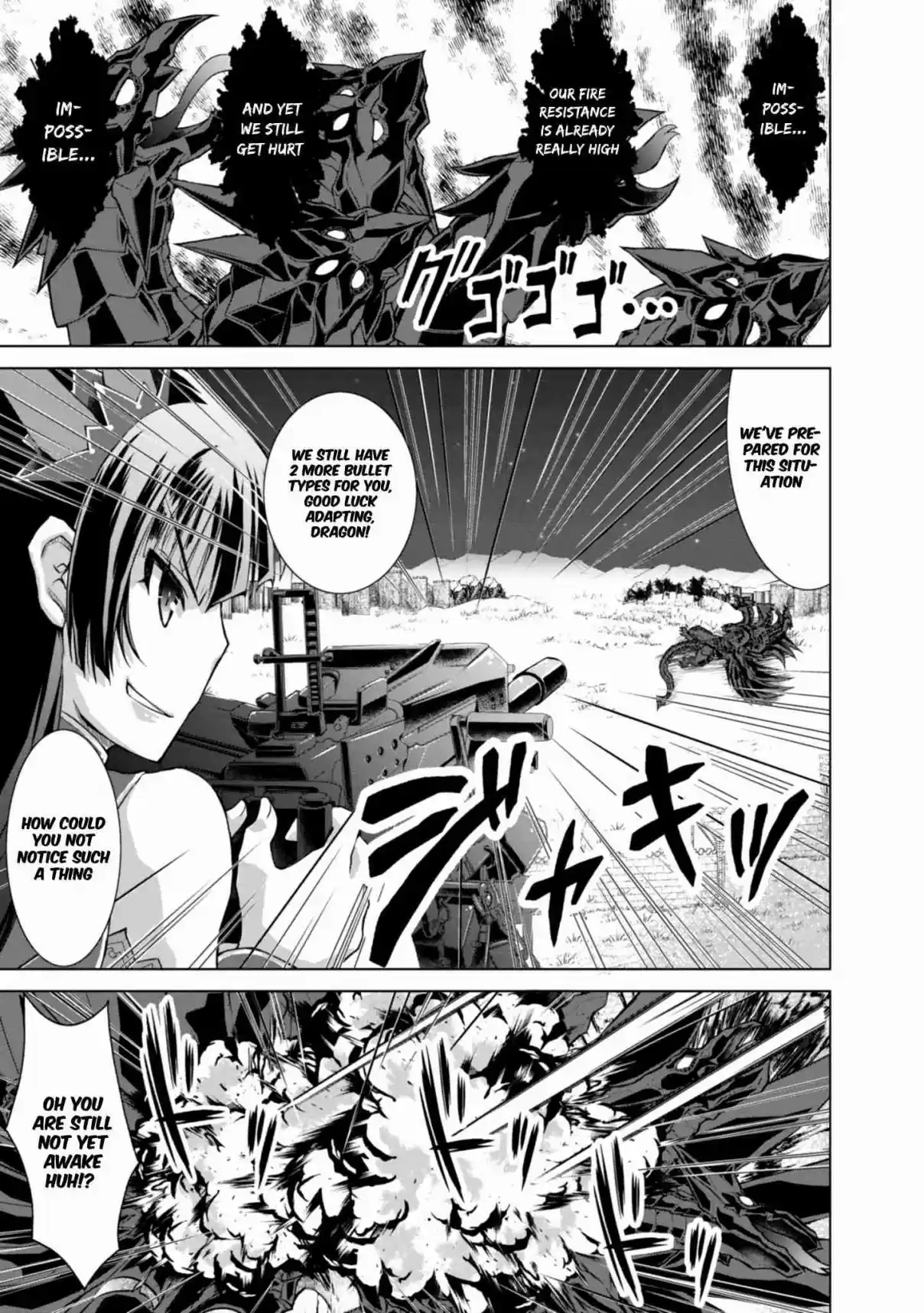 Gun Ota ga Mahou Sekai ni Tensei shitara, Gendai Heiki de Guntai Harem wo Tsukucchaimashita!? Vol. 8 Ch. 40