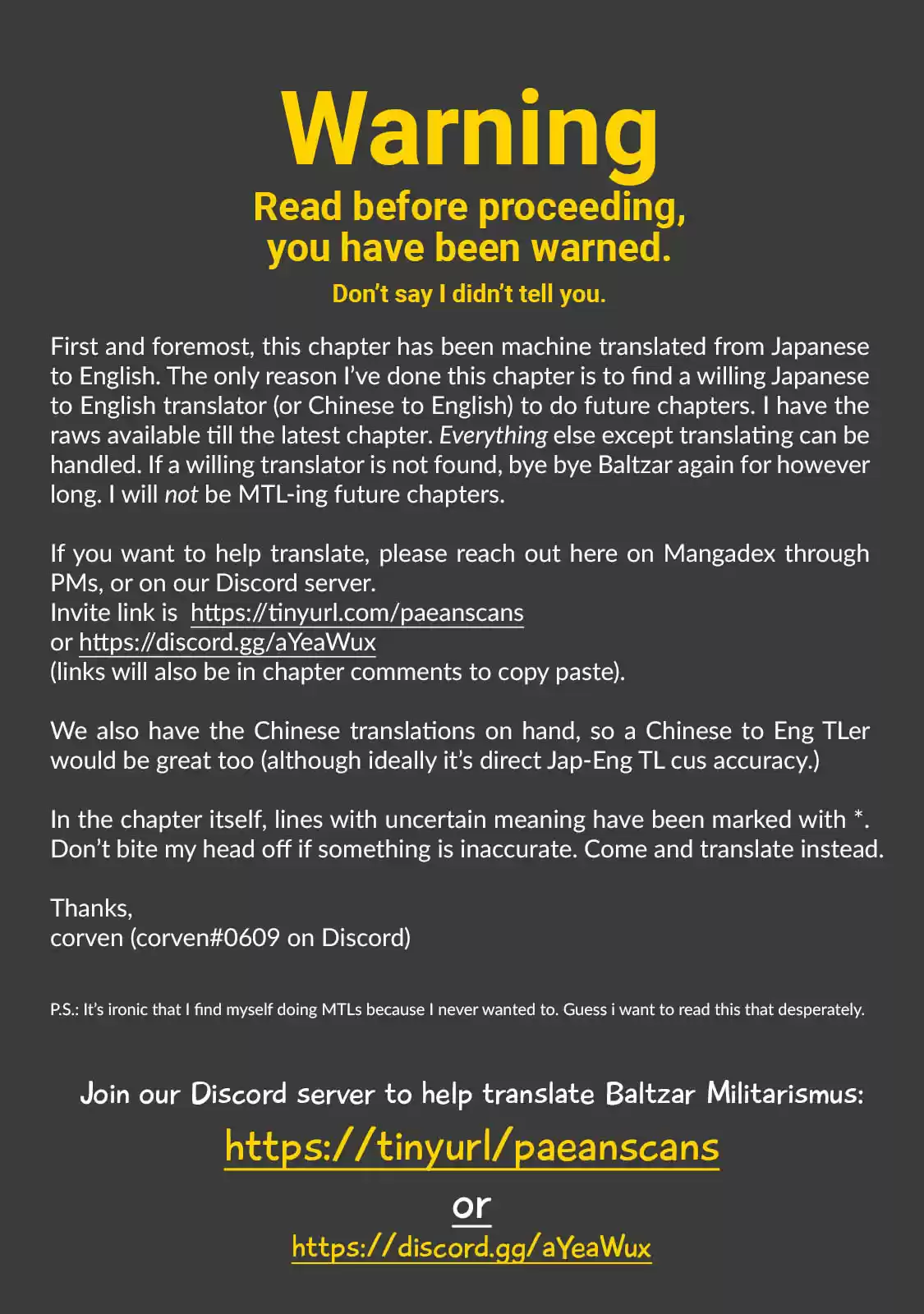 Gunka no Baltzar Vol. 11 Ch. 62.5 The Road to Rebuilding