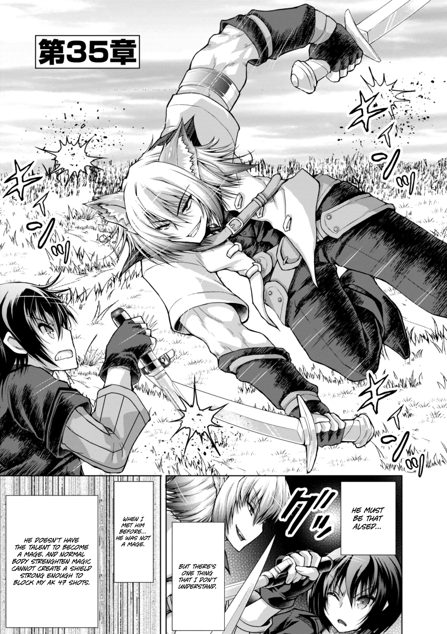 Gunota ga Mahou Sekai ni Tensei Shitara, Gendai Heiki de Guntai Harem o Tsukucchaimashita!? vol.7 ch.35