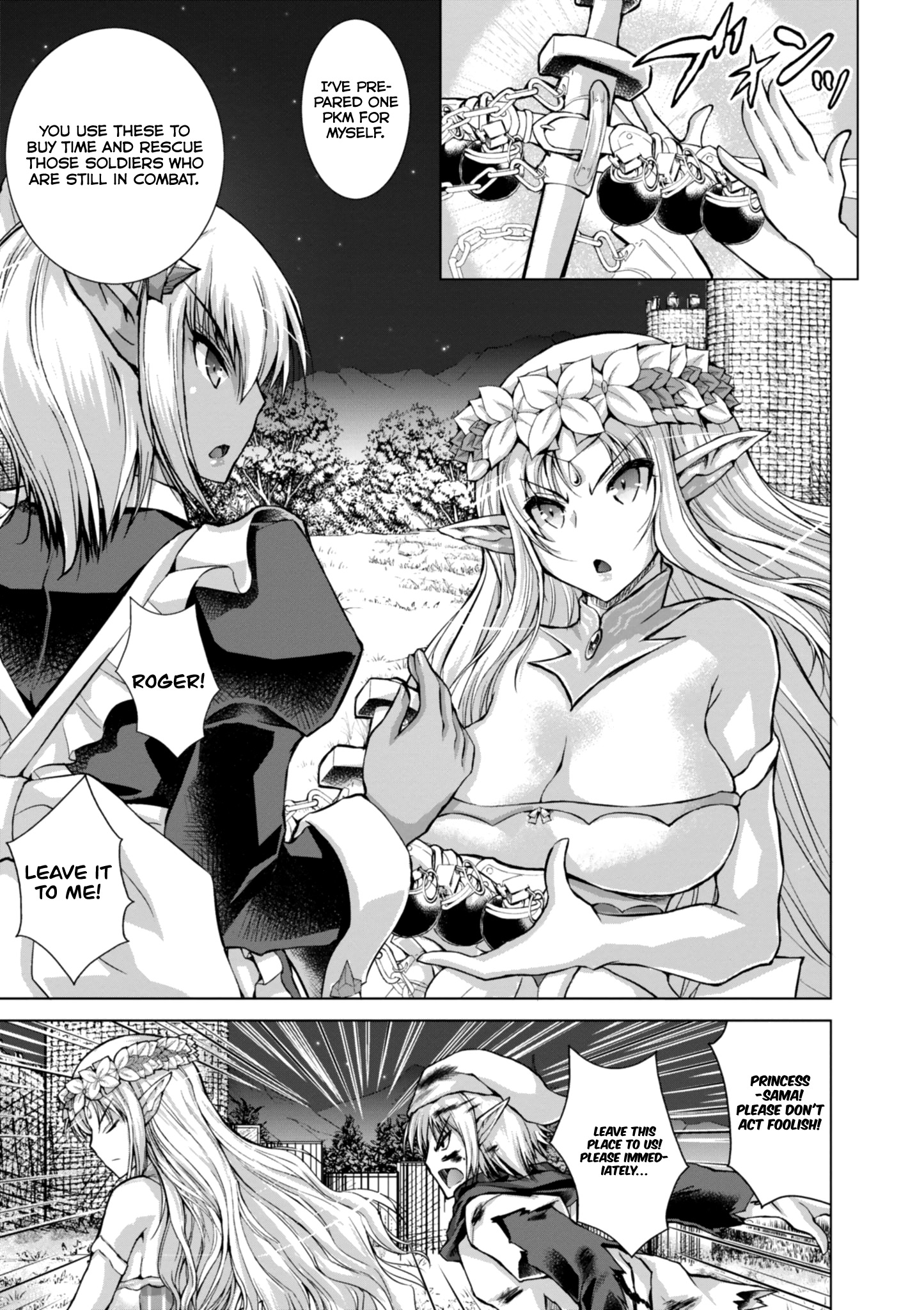 Gunota ga Mahou Sekai ni Tensei Shitara, Gendai Heiki de Guntai Harem o Tsukucchaimashita!? vol.7 ch.37