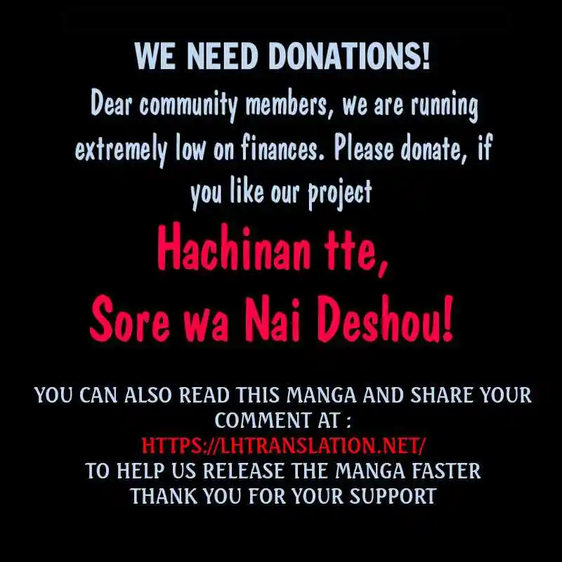 Hachinan tte, Sore wa Nai Deshou! Chapter 86