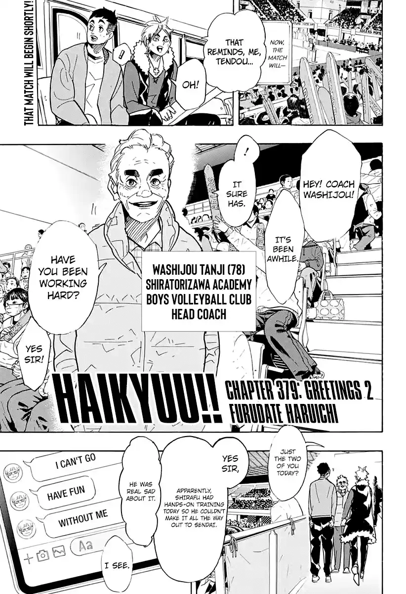 Haikyuu!! Ch. 380 Greetings 2