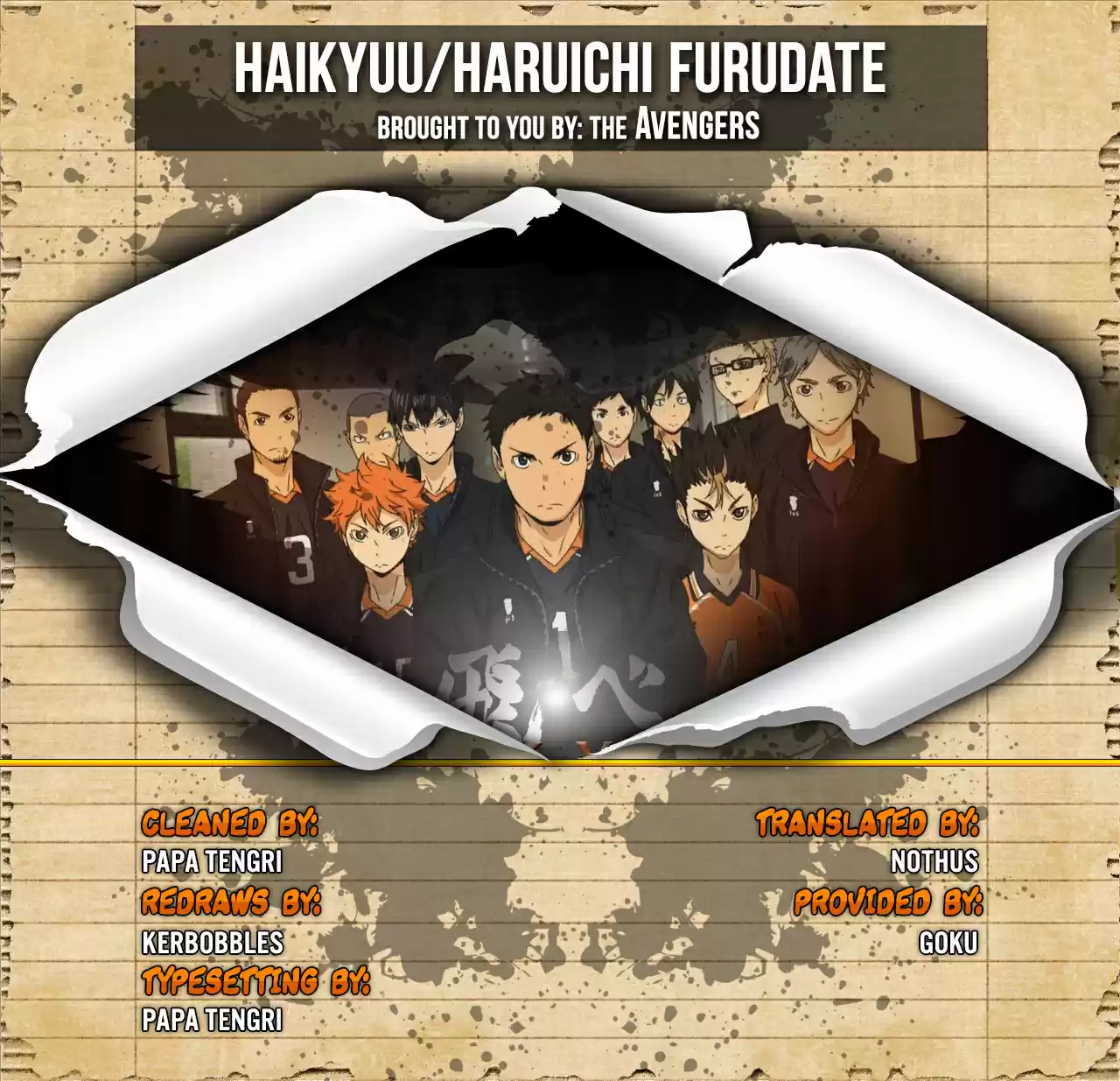 Haikyuu!! Ch. 381 Bitter Rivals Stuck Together