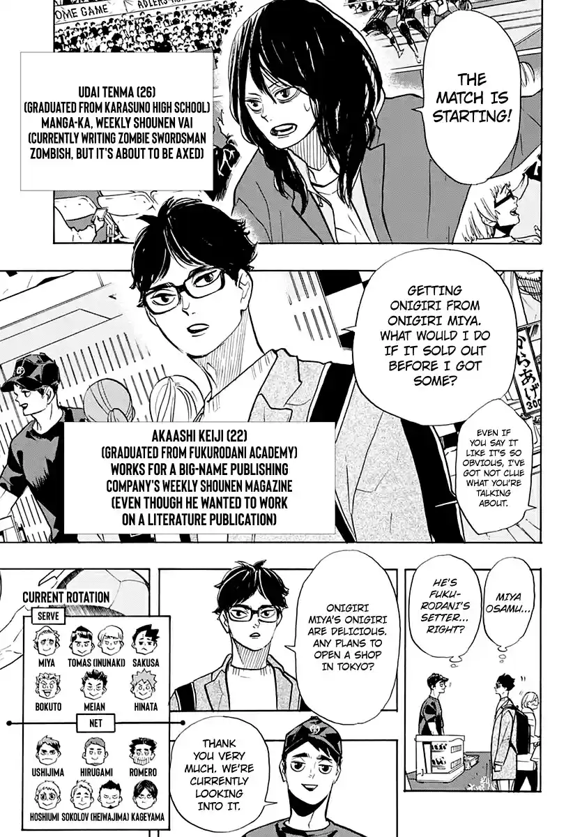 Haikyuu!! Ch. 381 Bitter Rivals Stuck Together