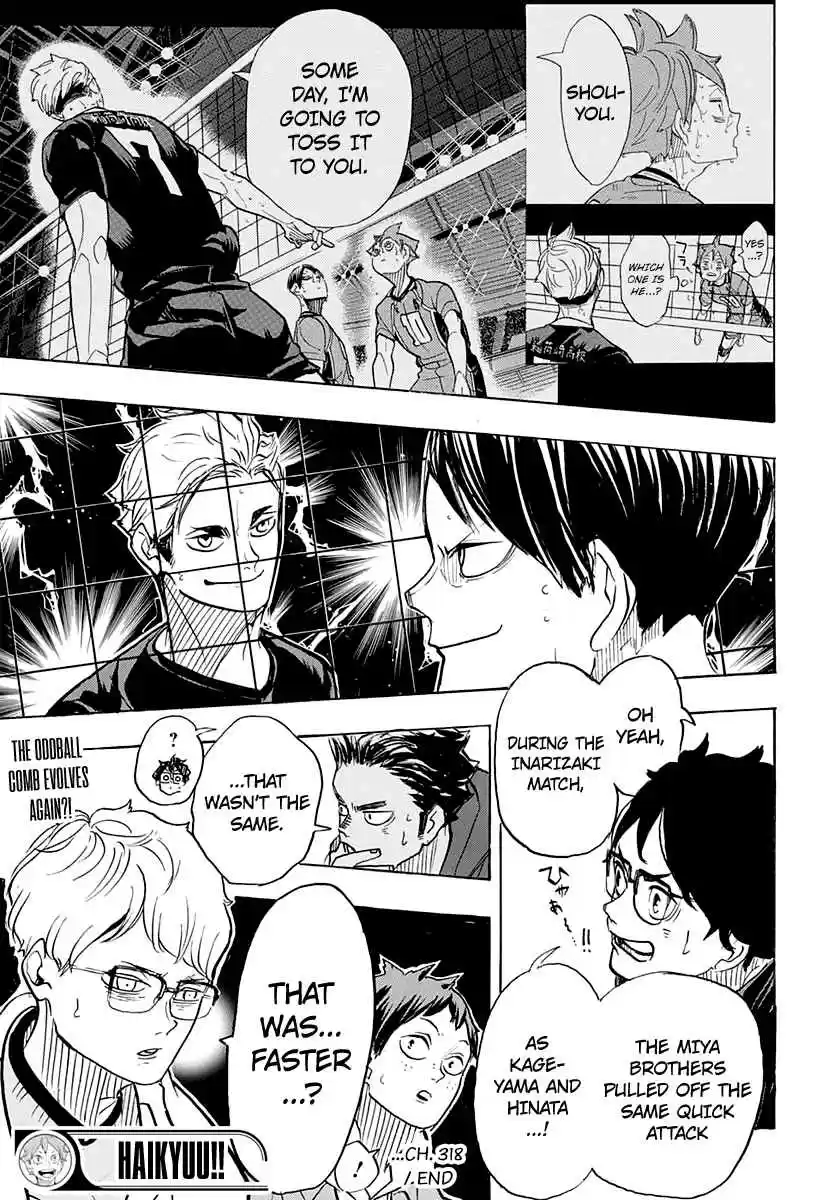 Haikyuu!! Ch. 381 Bitter Rivals Stuck Together