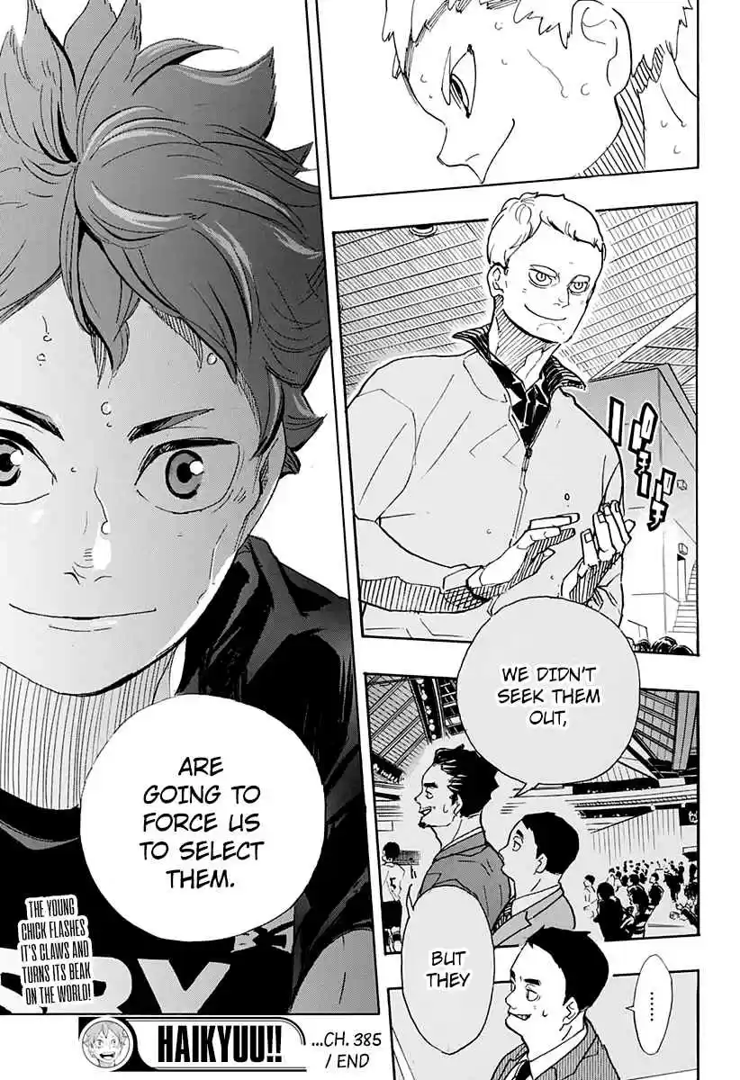 Haikyuu!! Ch. 385 Hyped but frustrated
