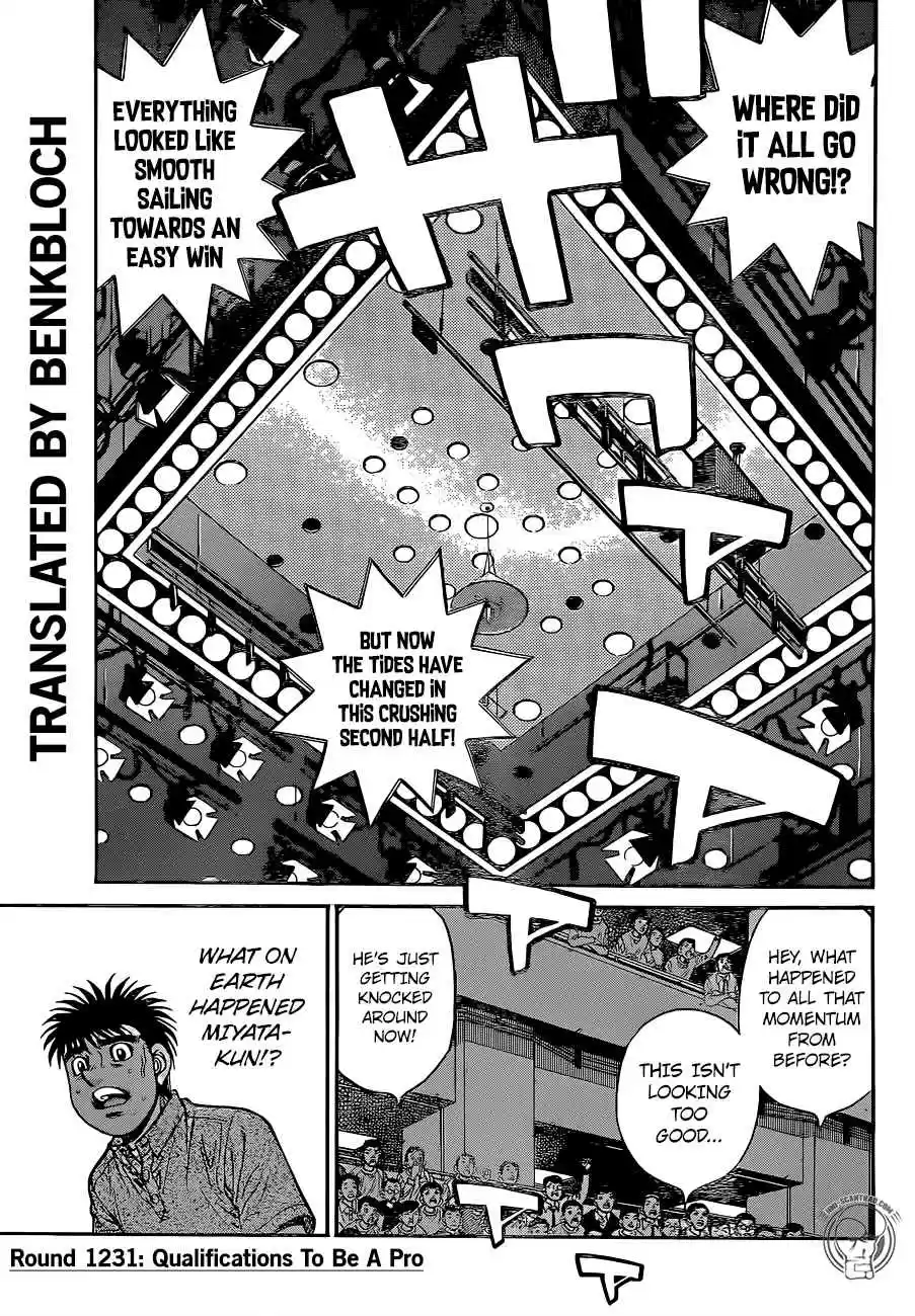 Hajime no Ippo Ch. 1231 Qualifications To Be A Pro