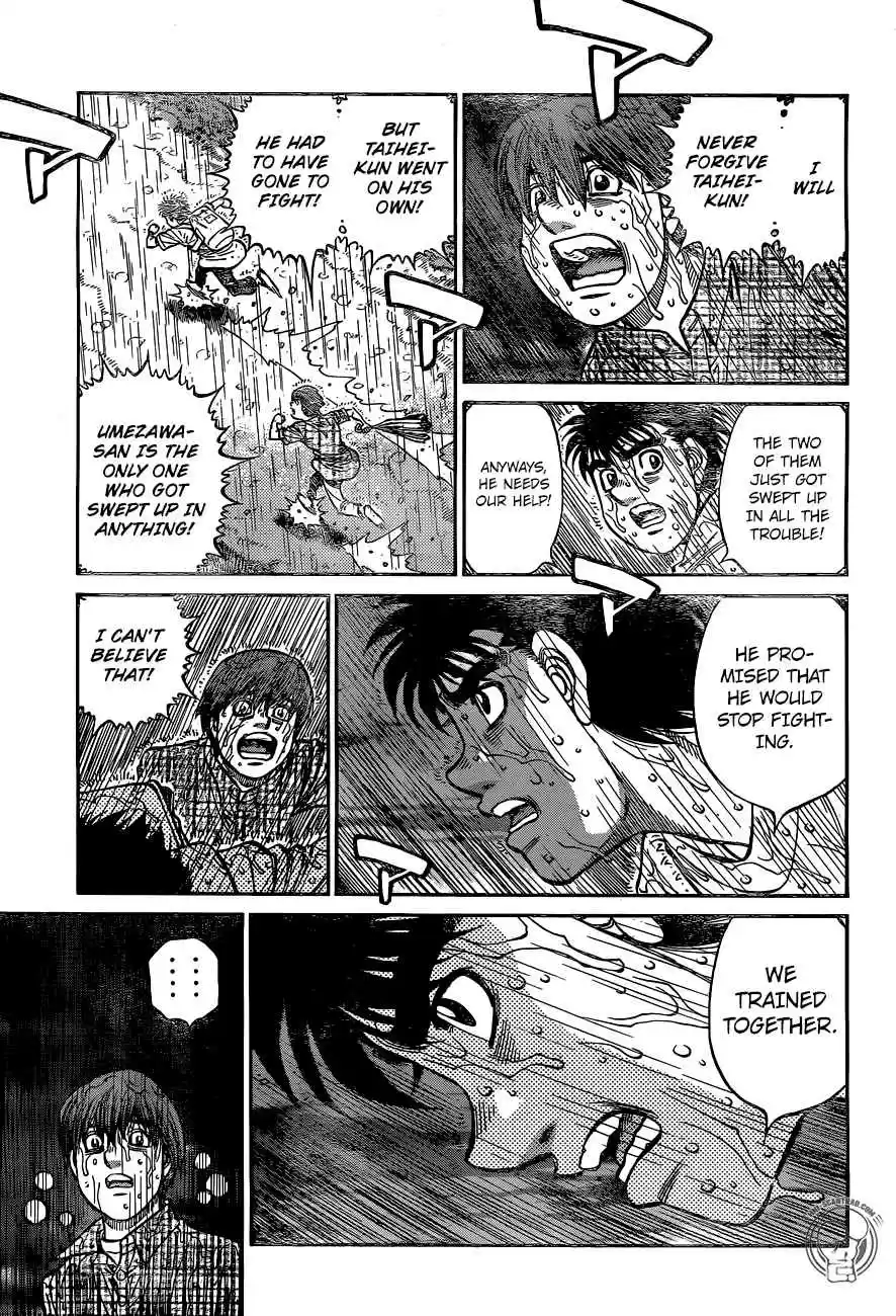 Hajime no Ippo Ch. 1242 A Heavy Storm