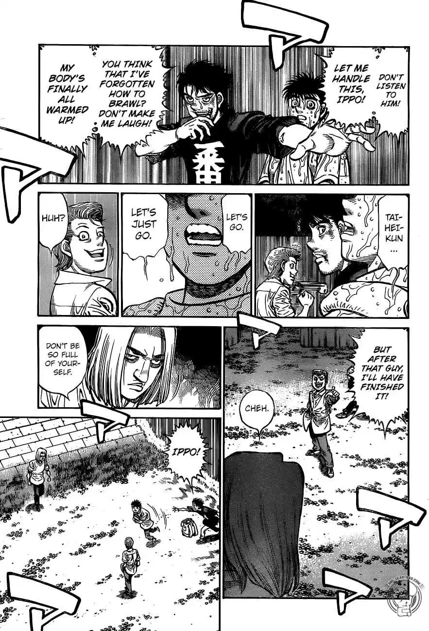 Hajime no Ippo Ch. 1242 A Heavy Storm