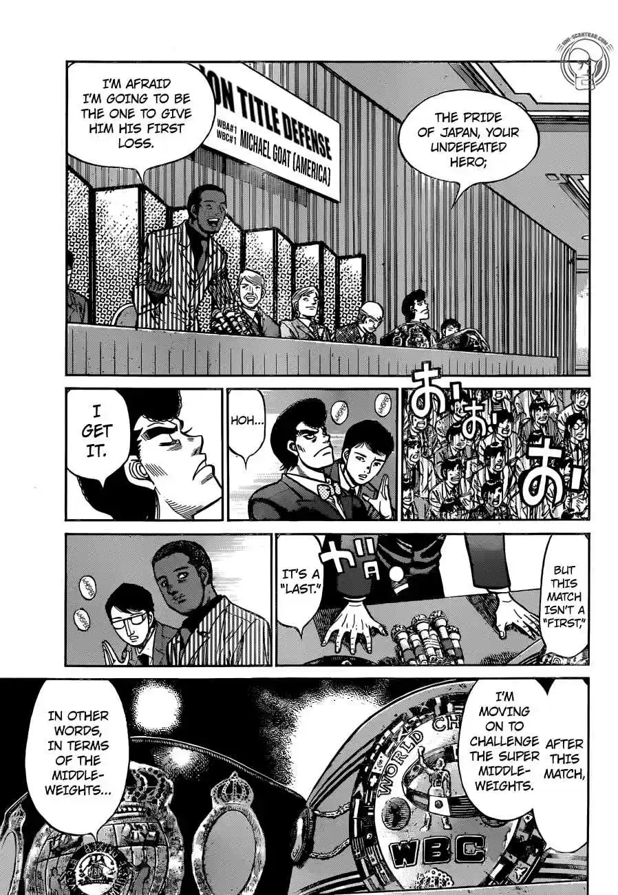 Hajime no Ippo Ch. 1264 The Sandbag's Silent Sway