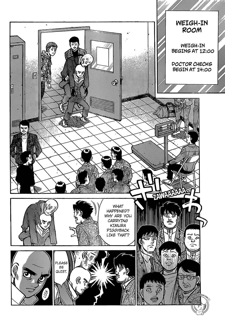 Hajime no Ippo Ch. 1284 The Half Dead Weigh In