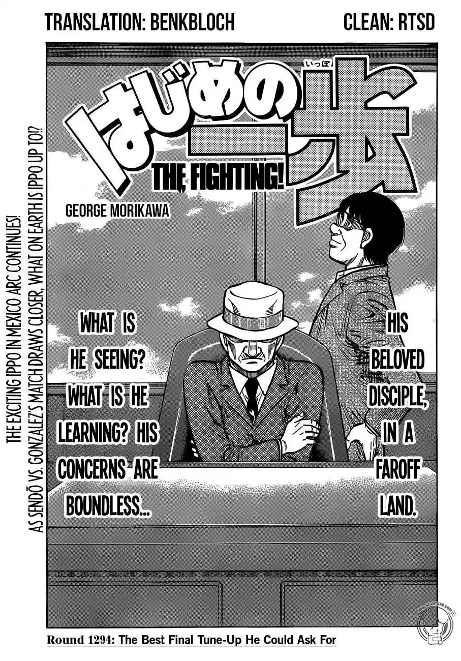 Hajime no Ippo Ch. 1294 Best Final Tune Up He Could Ask For