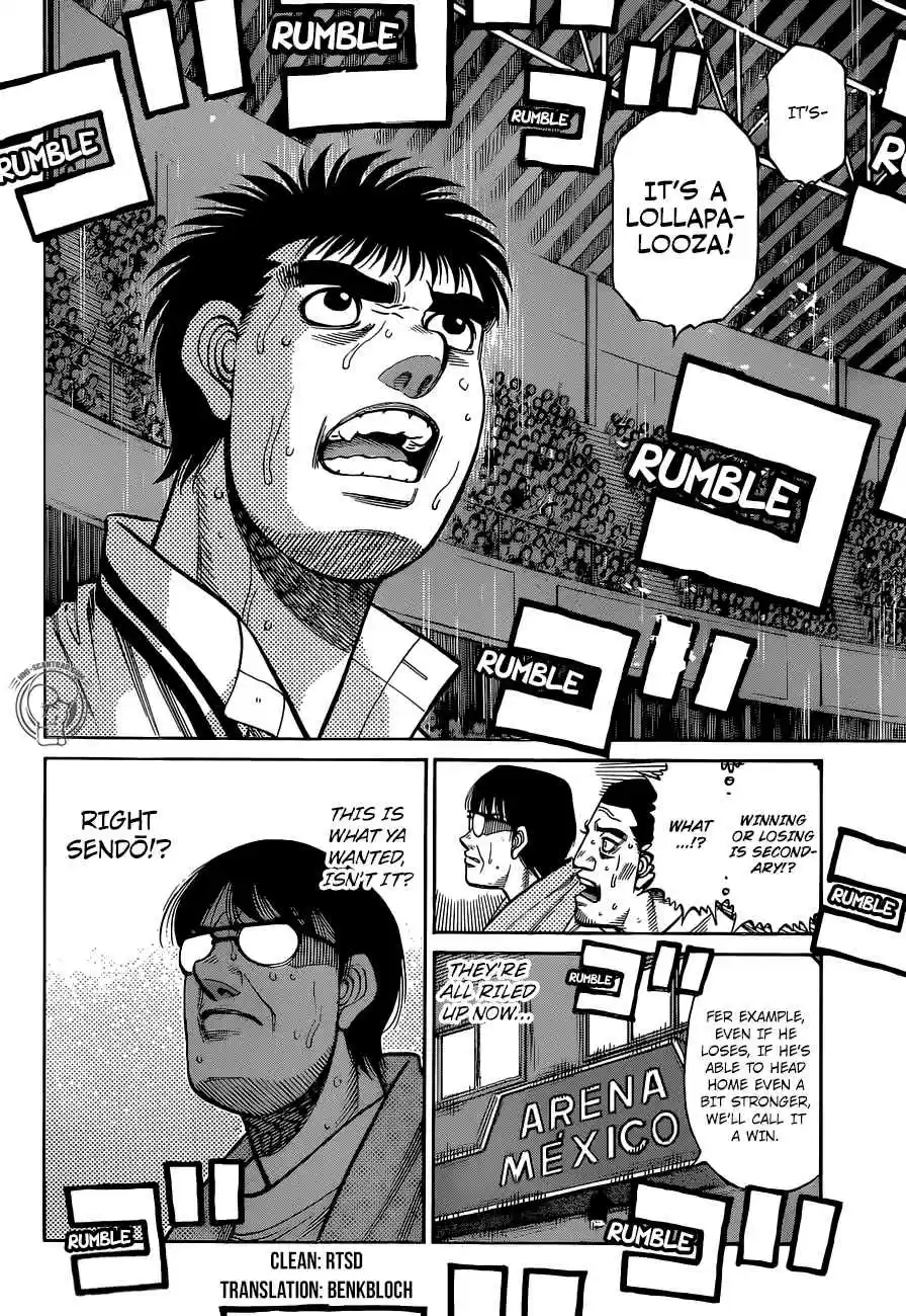 Hajime no Ippo Ch. 1300 The Second Great Quake