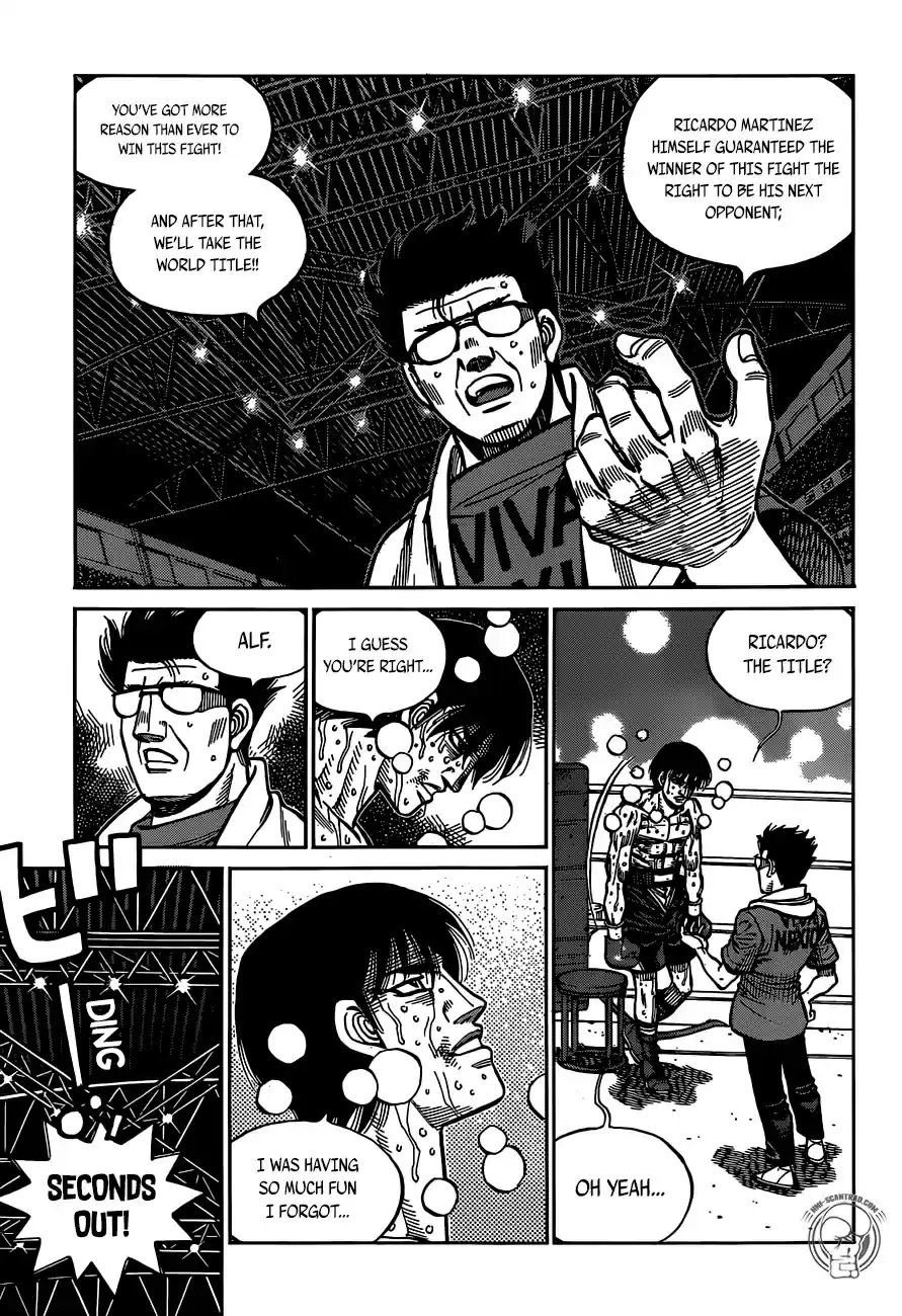 Hajime no Ippo Ch. 1302 The Tiger is Exhausted
