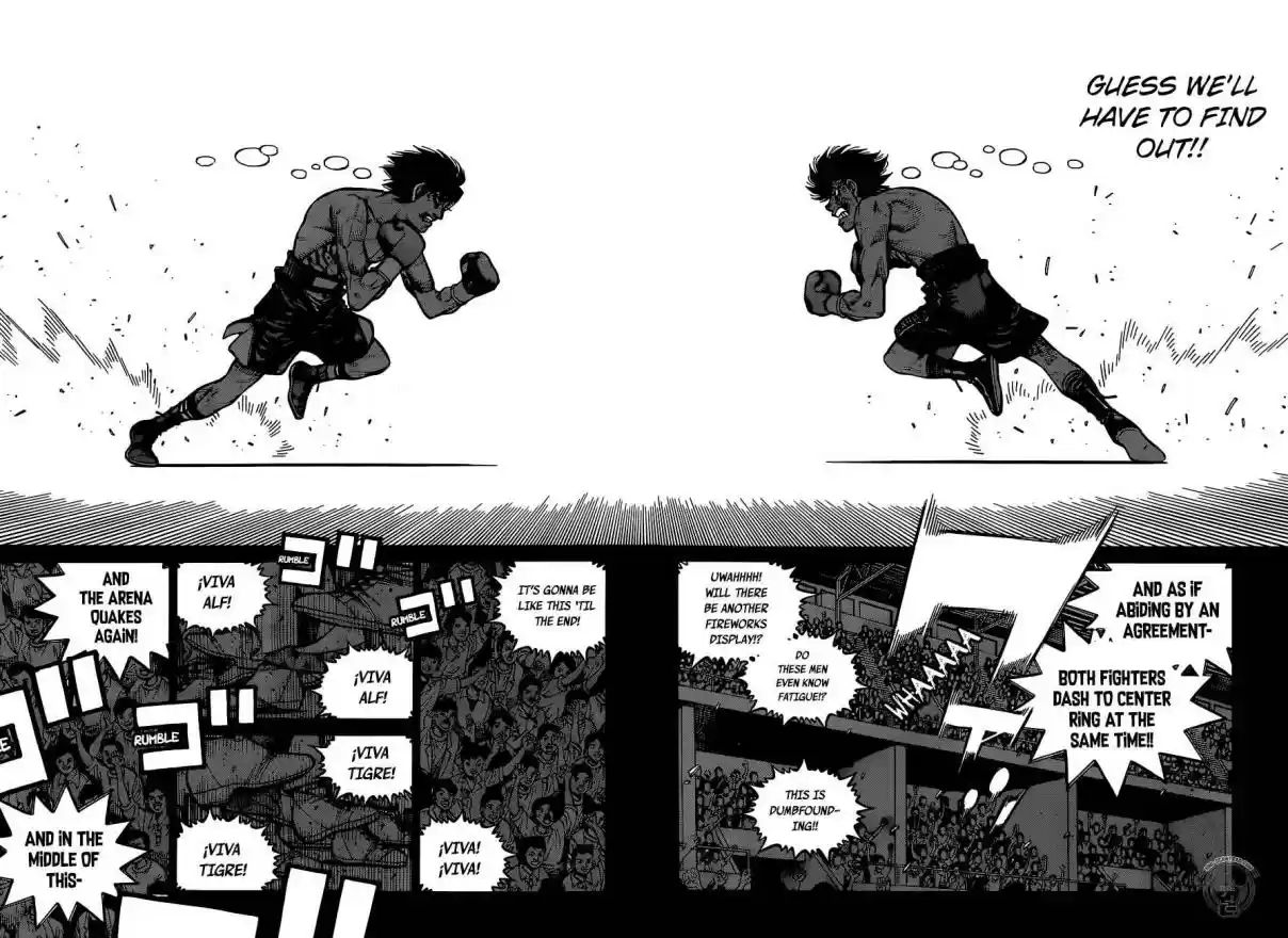 Hajime no Ippo Ch. 1302 The Tiger is Exhausted
