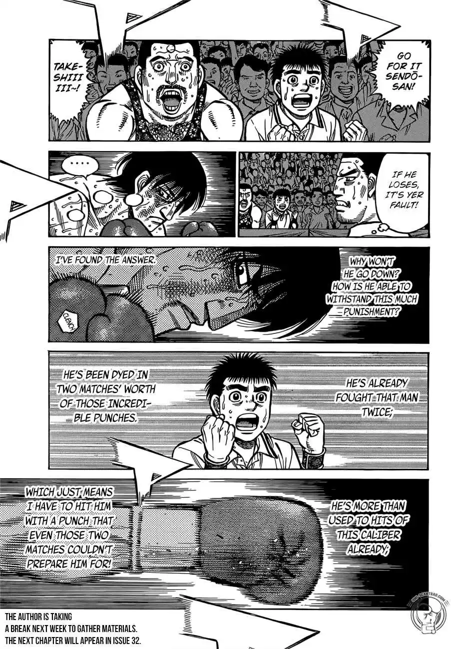 Hajime no Ippo Ch. 1304 Don't Cool Him Down