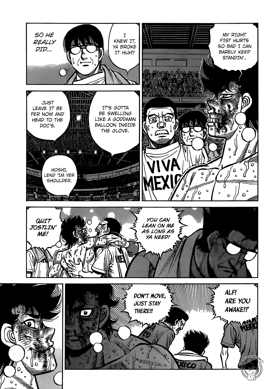 Hajime no Ippo Ch. 1308 A Graceful Defeat