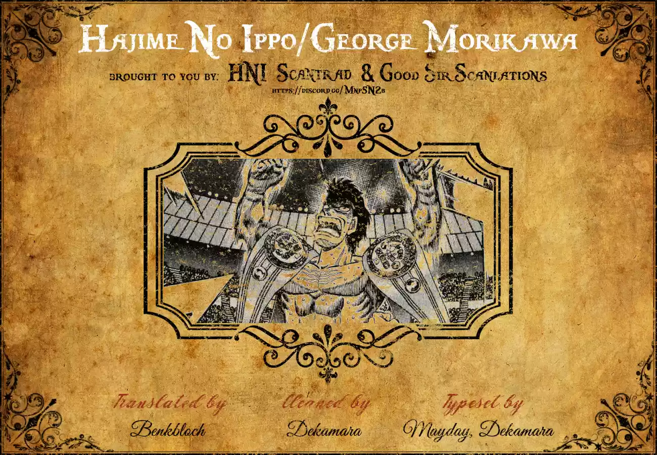 Hajime no Ippo Ch. 1321 His Back Says Everything