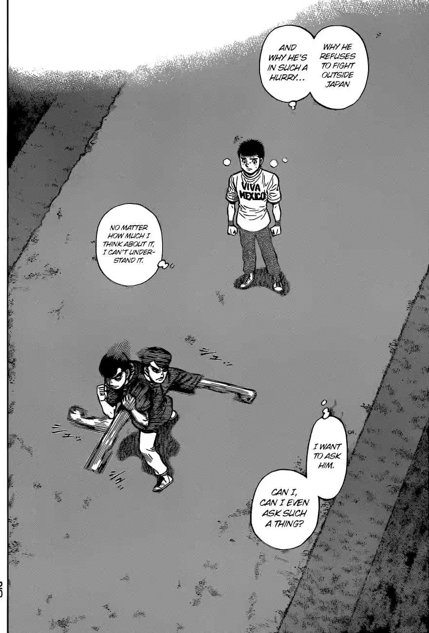 Hajime no Ippo Ch. 1321 His Back Says Everything