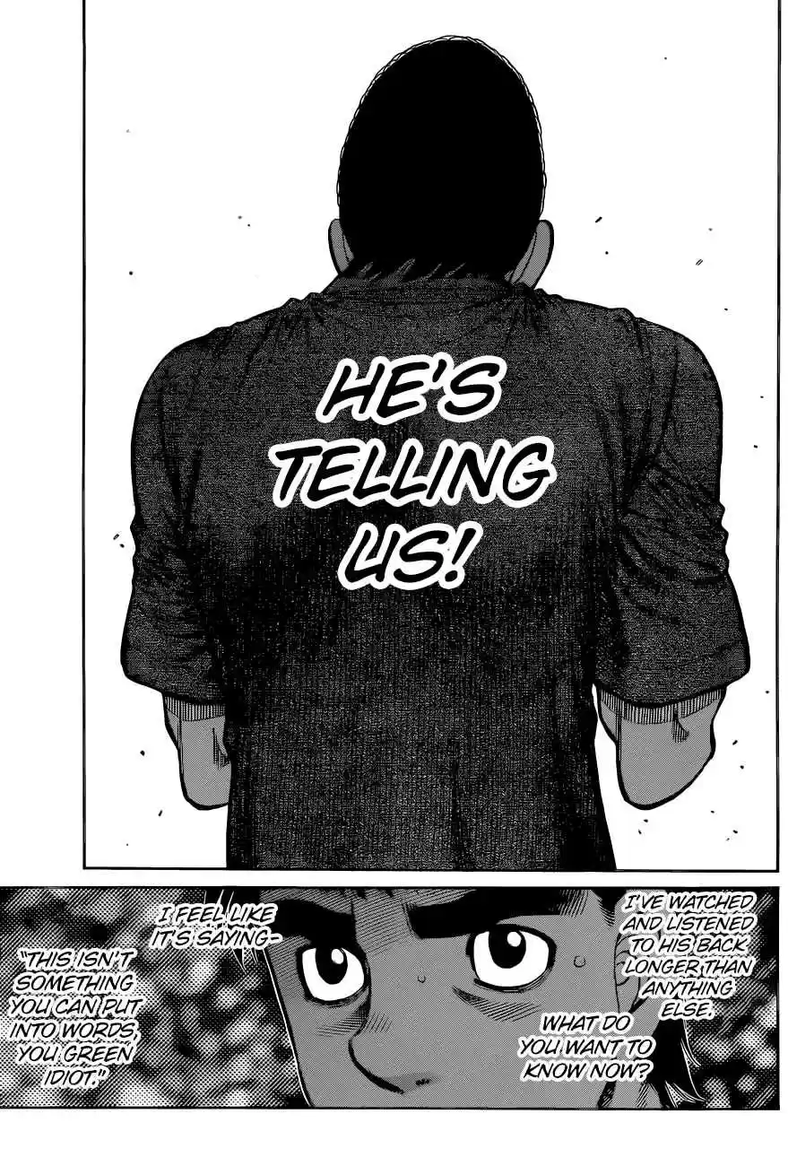Hajime no Ippo Ch. 1321 His Back Says Everything