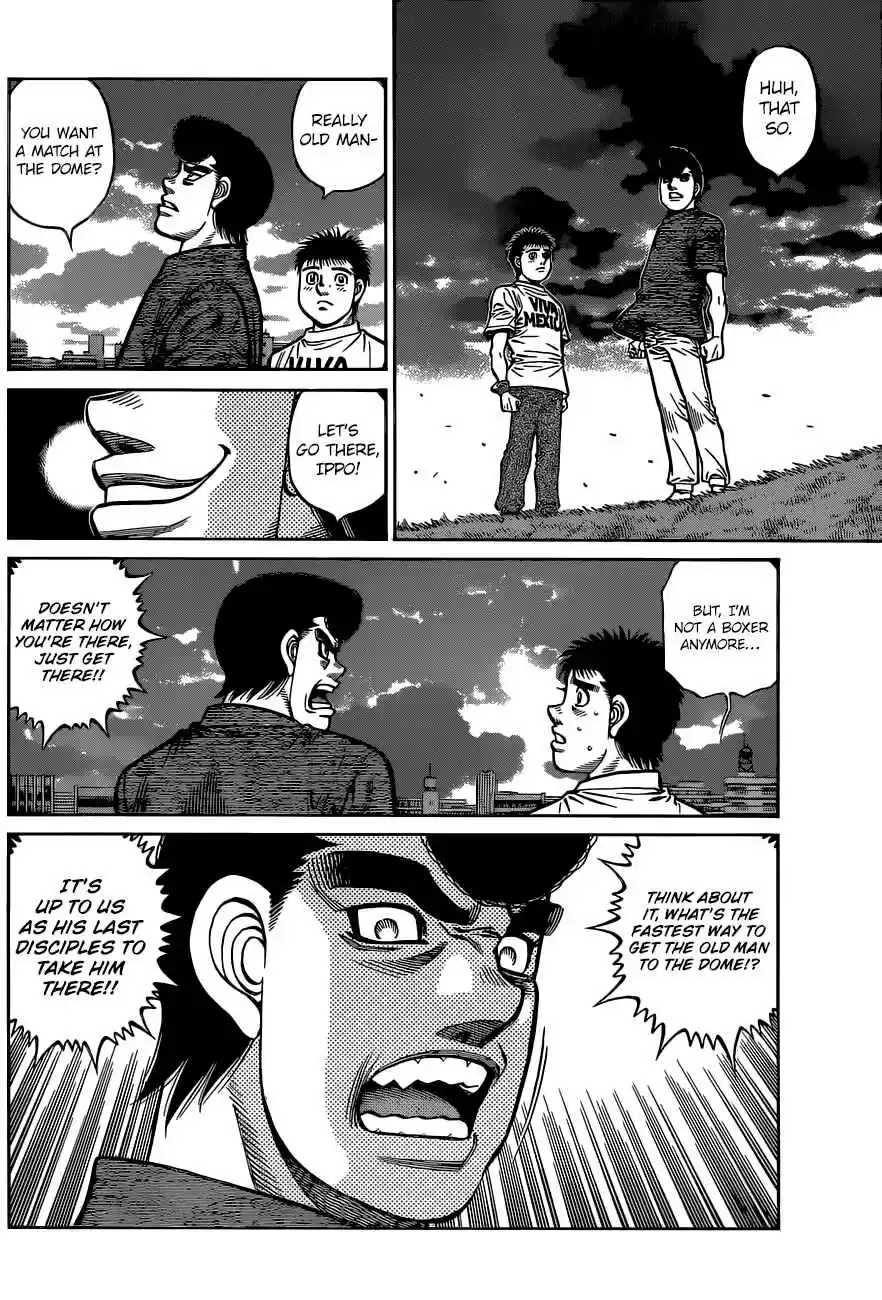 Hajime no Ippo Ch. 1321 His Back Says Everything