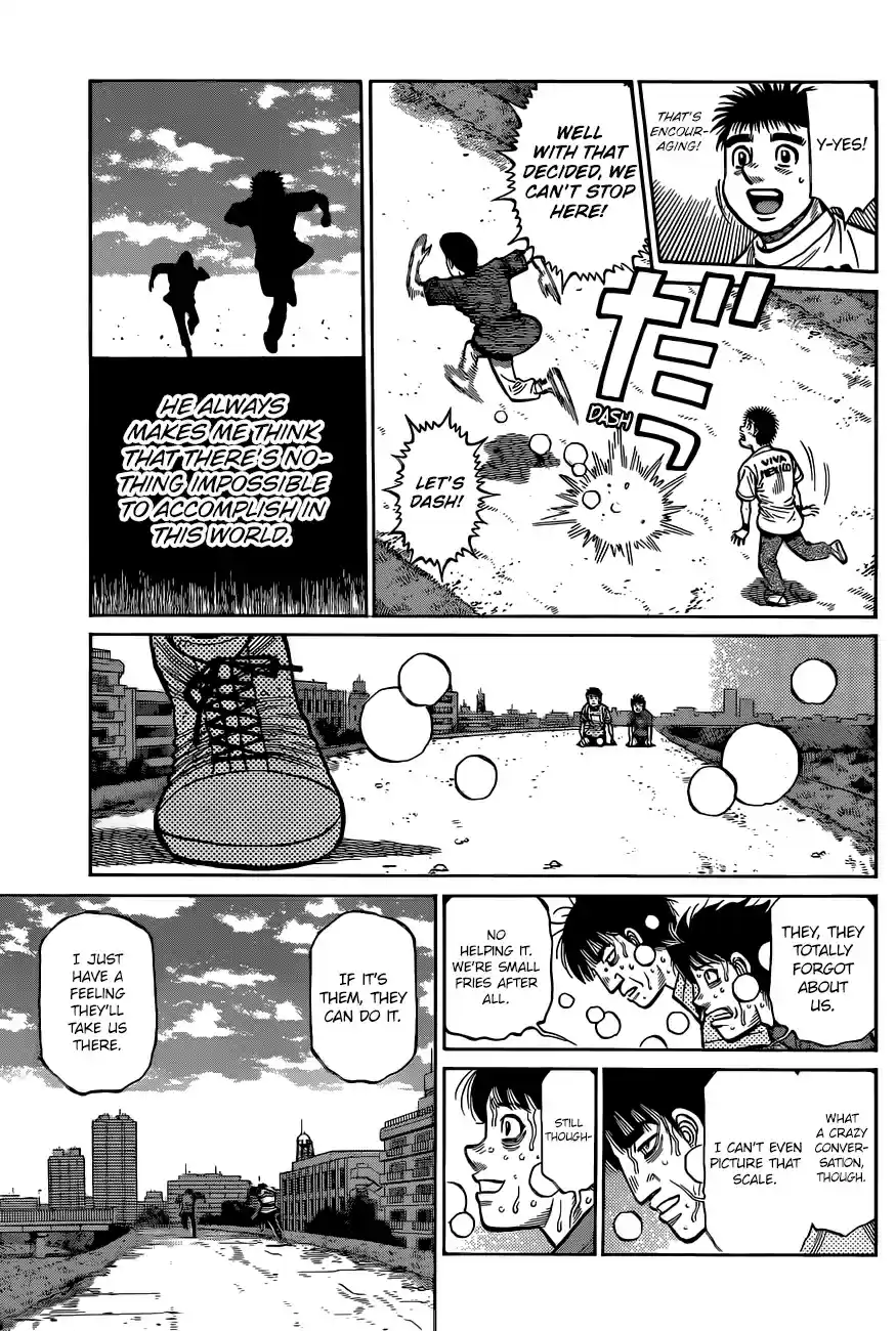 Hajime no Ippo Ch. 1321 His Back Says Everything