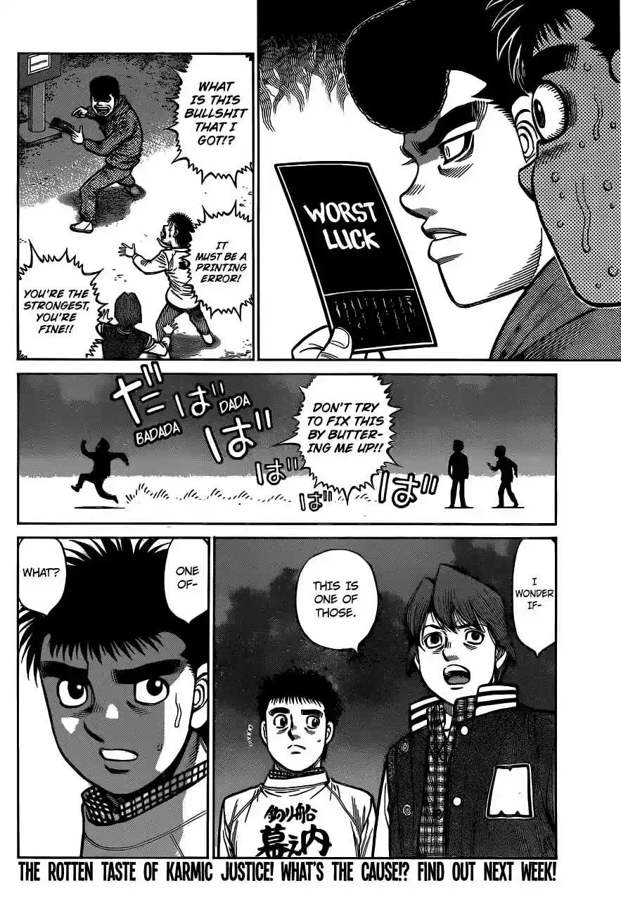 Hajime no Ippo Ch. 1321 His Back Says Everything