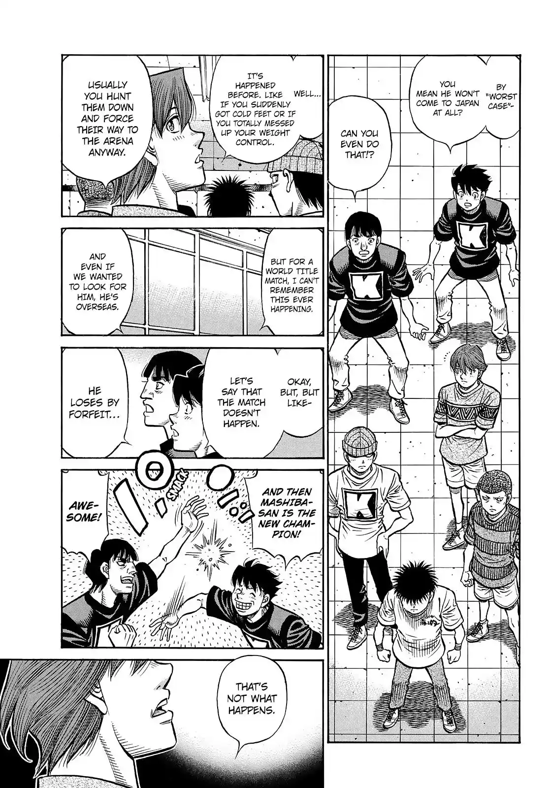 Hajime No Ippo Chapter 1444