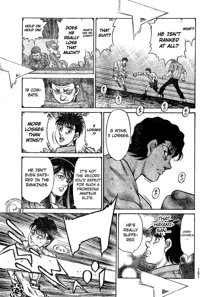 Hajime no Ippo Vol. 122 Ch. 1219 The Man Called Hayami Ryuichi