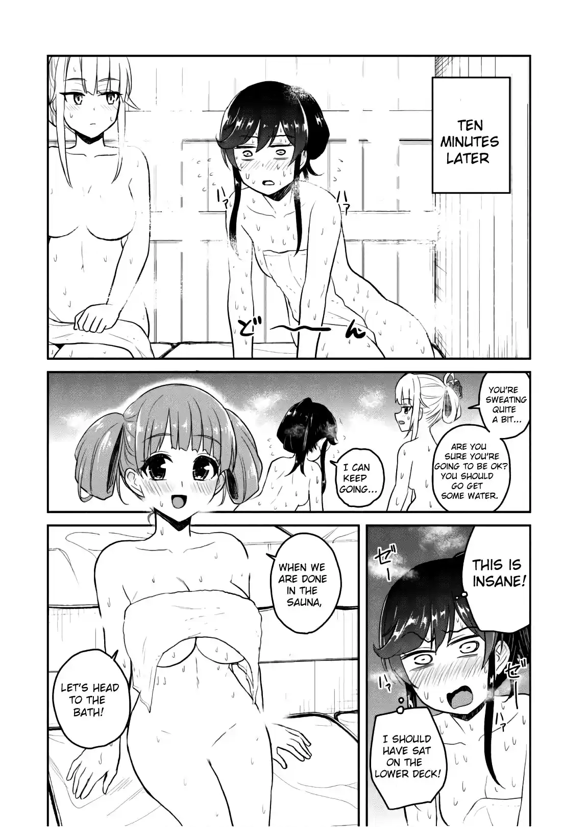 Hajimete no Gal Ch. 77 The First Fight in a Sauna