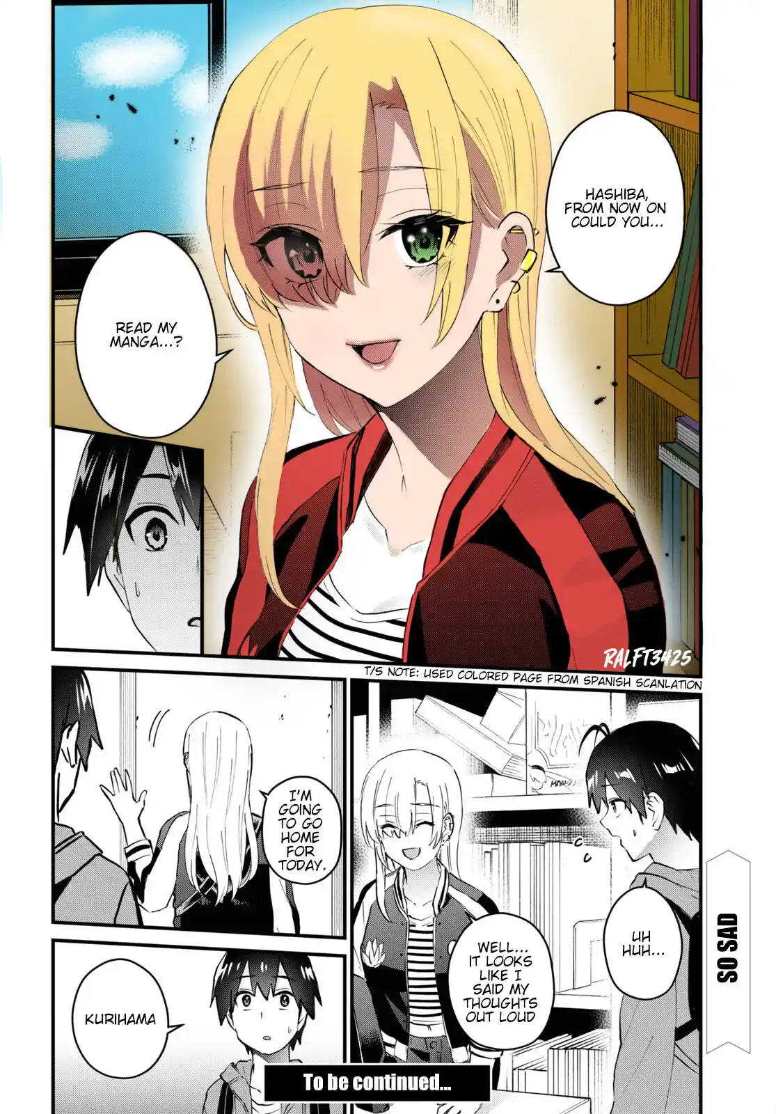 Hajimete No Gal Chapter 140