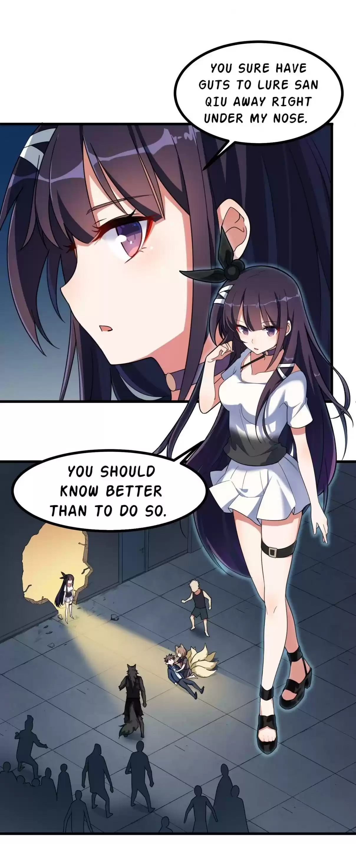 Handling the Demoness and Saintess 12 Qian He's... Super Strong