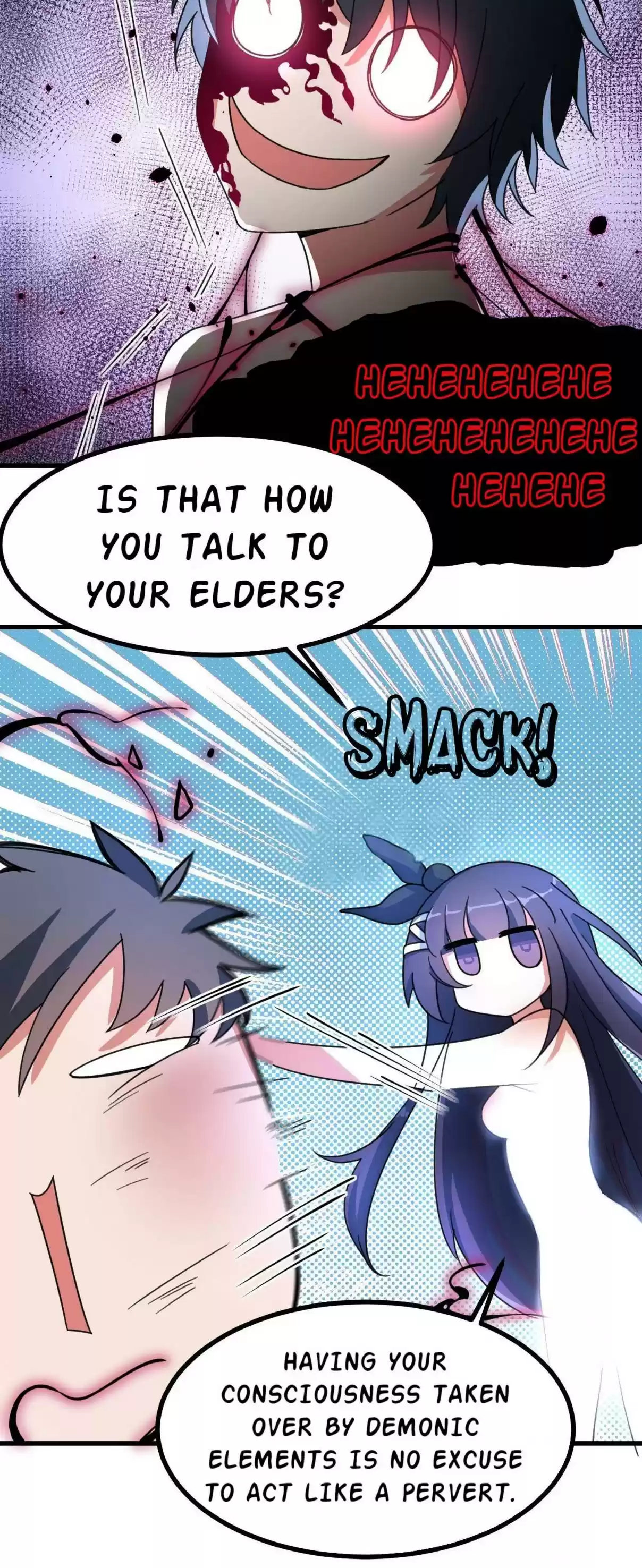 Handling the Demoness and Saintess 12 Qian He's... Super Strong