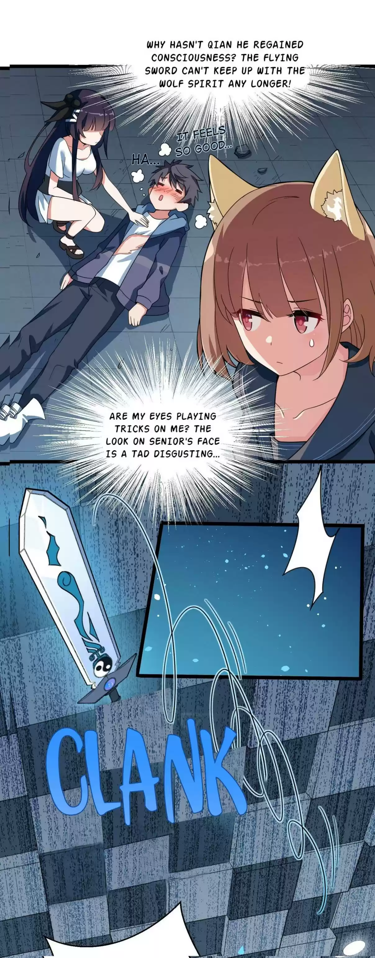 Handling the Demoness and Saintess 12 Qian He's... Super Strong