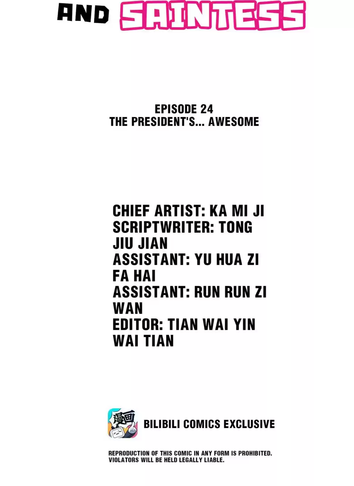 Handling the Demoness and Saintess 24 The President's... Awesome