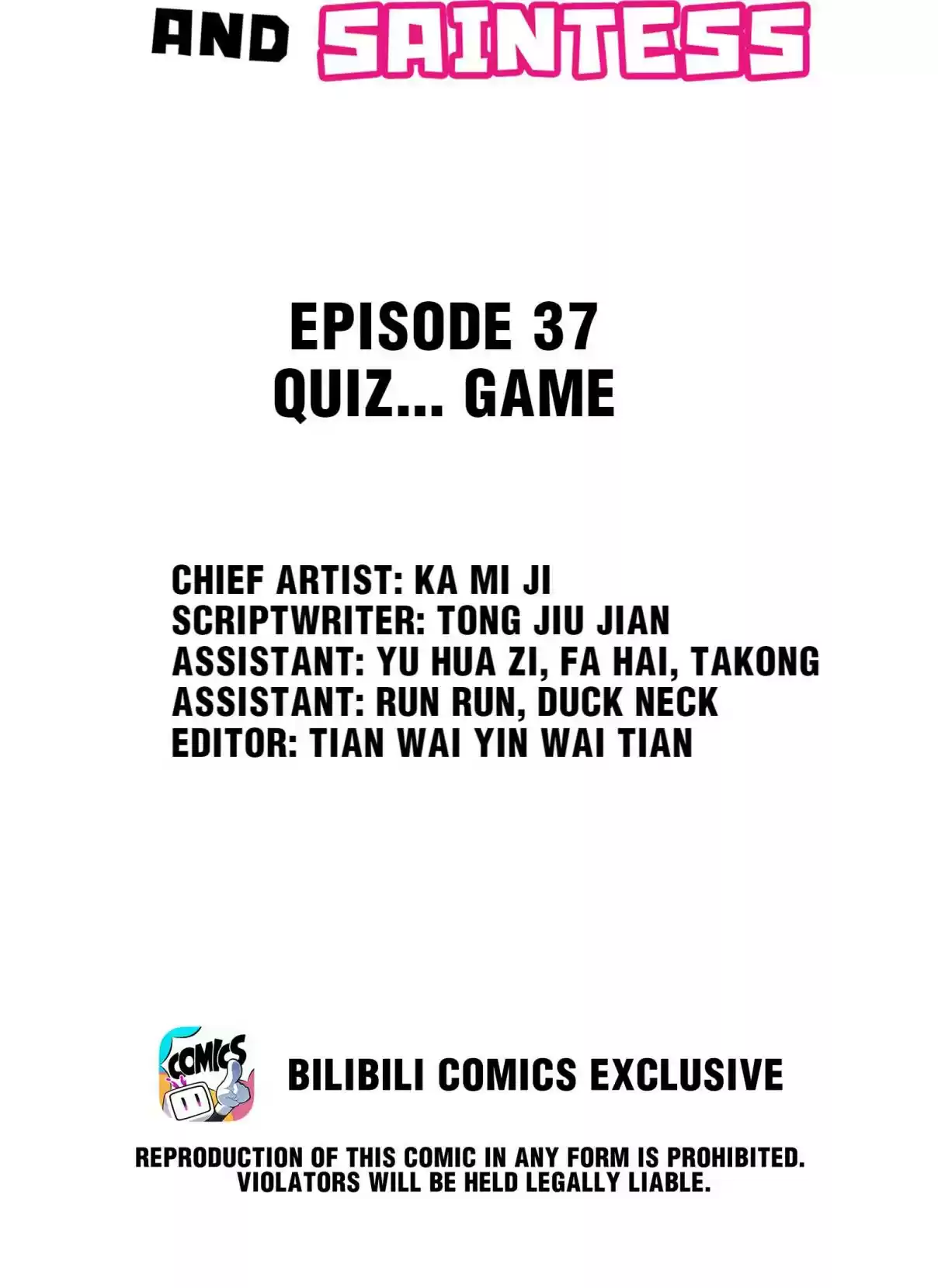 Handling the Demoness and Saintess 37.1 Quiz... Game