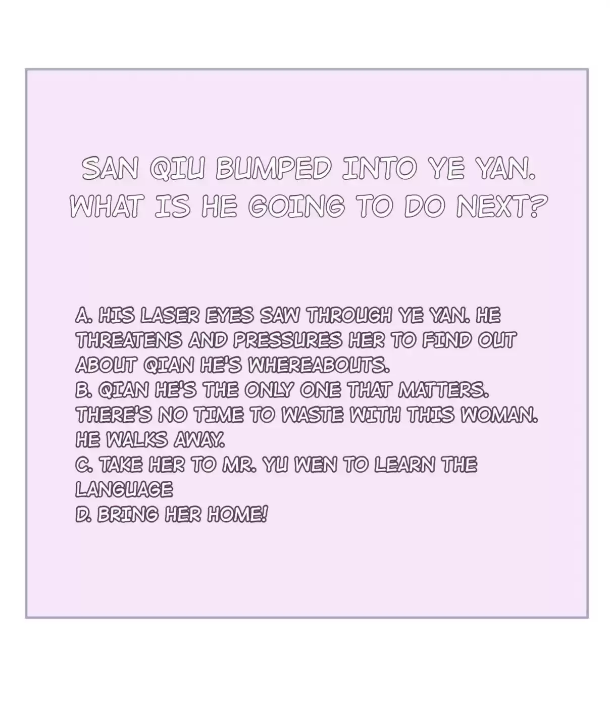 Handling the Demoness and Saintess 41.2 Qian He's... Caught