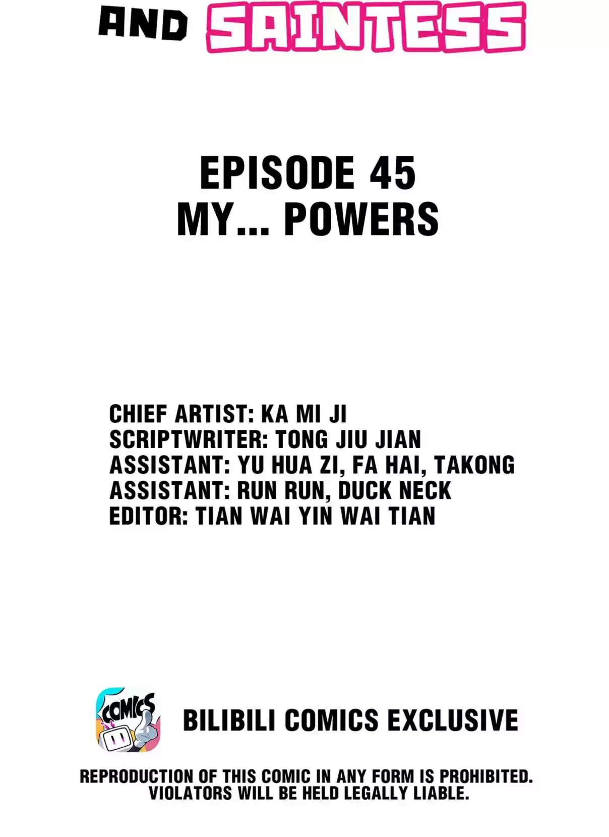 Handling the Demoness and Saintess 45.1 My... Powers