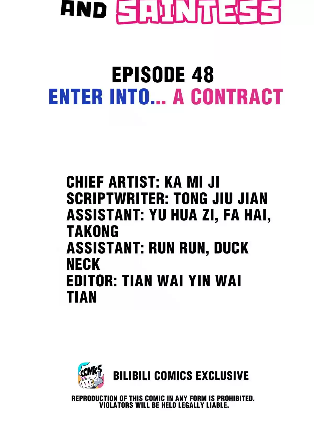 Handling The Demoness And Saintess Chapter 48