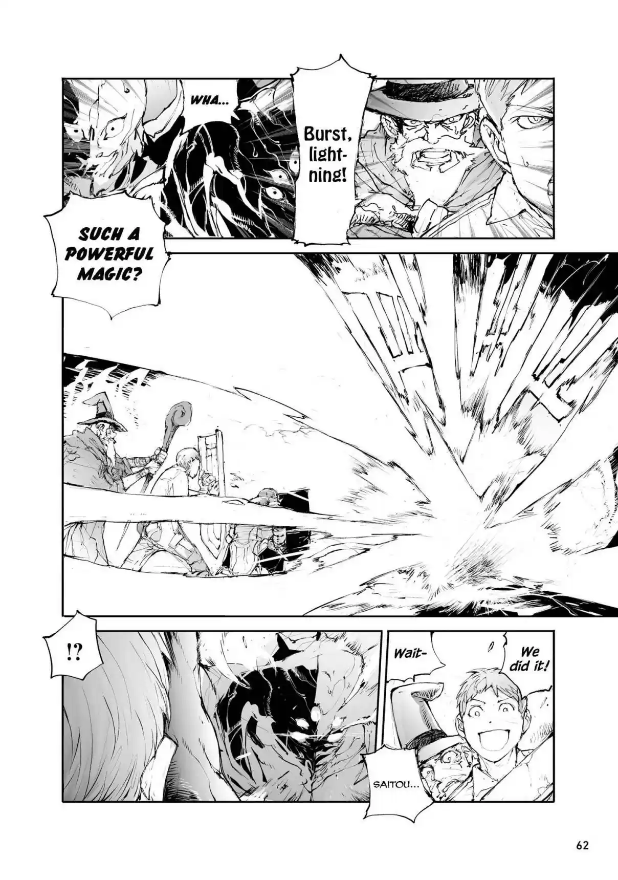 Handyman Saitou in Another World Ch. 34 Group Combat