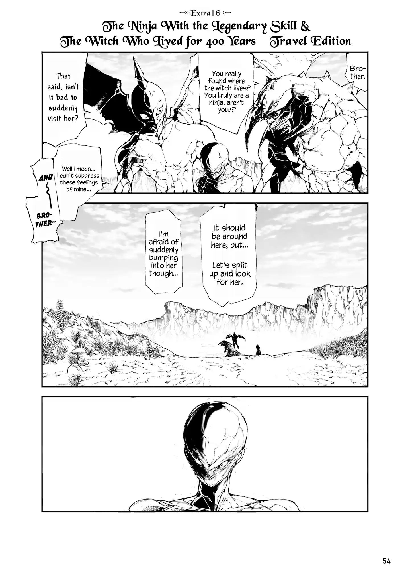 Handyman Saitou In Another World Chapter 33.5: The Ninja With The Legendary Skill & The Witch Who Lived For 400 Years Travel Edition