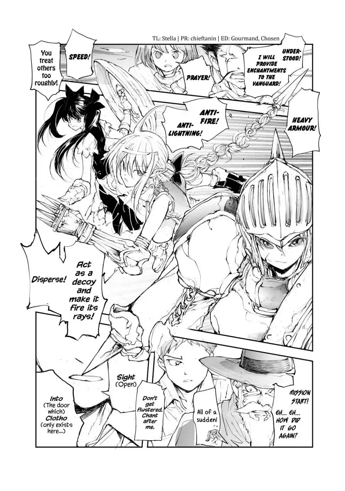 Handyman Saitou in Another World Vol. 2 Ch. 39 Absolute Defence Line Chant